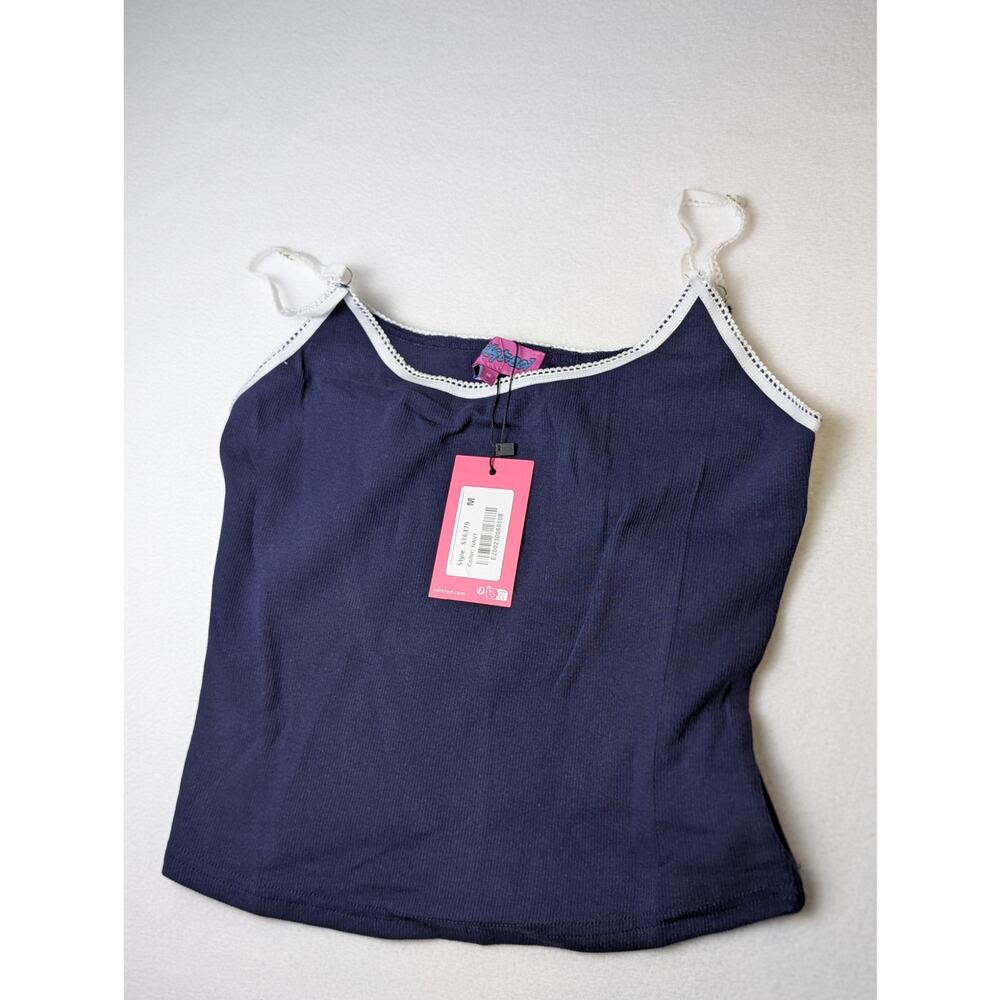 Edikted NWT Navy Blue Tank Top Size Medium